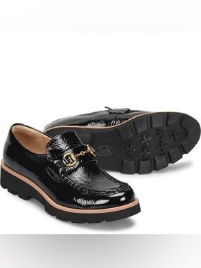 Sofft Patent Leather Prewitt Loafers